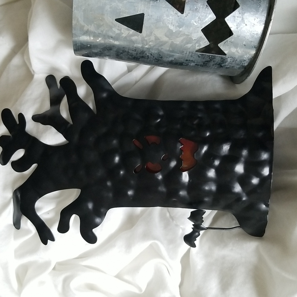 Spooky Halloween Candle Holder Set Of 2 Gothic Fall Home Decor Interior COPY🇺🇦 - Picture 6 of 12